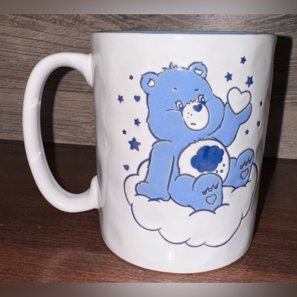 Super Cute Care Bears 🐻 Grumpy Bear 🐻 Ceramic Mug 17oz - NEW